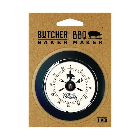 Open Road Brands Butcher Baker BBQ Maker Feelin' Saucy Timer Metal/Plastic 90170855
